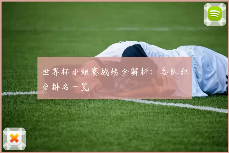 世界杯小组赛战绩全解析：各队积分排名一览